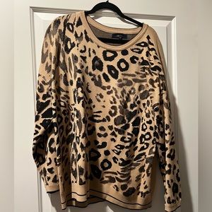 Rachel Roy Cheetah Sweater